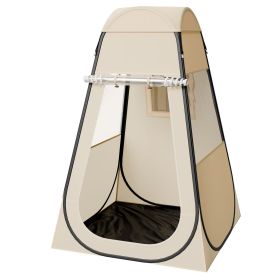 Pop up Sports Tent, 47x47 in Clear Bubble Tent for 1 Person, Waterproof Outdoor Pod with Floor Mat & Top Cover