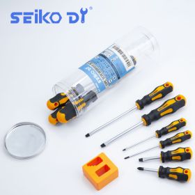 10-Piece Screwdriver Set, 3-6inch Screwdrivers, Household Tools, Hand Tools (Option: YW039)
