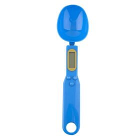 Kitchen Scale Measuring Spoon Scale Compact Food Weighing Scale For Dry And Wet Ingredients (Option: Blue)
